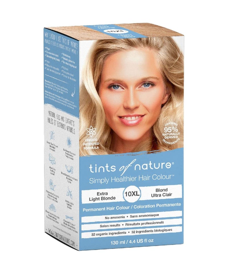 Tints of Nature 10XL Extra Light Blonde Permanent Hair Dye, Nourishes Hair and Covers Greys, Ammonia-Free, 4.4 fl oz - Image 2